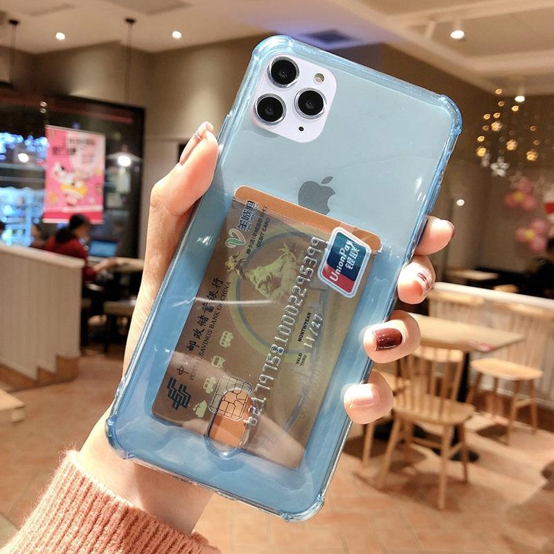 Case Compatible with iPhone 11 11 Pro 11 Pro Max Use Anti Shock 3 in 1 360  Full Body (Transparent, iPhone 11)
