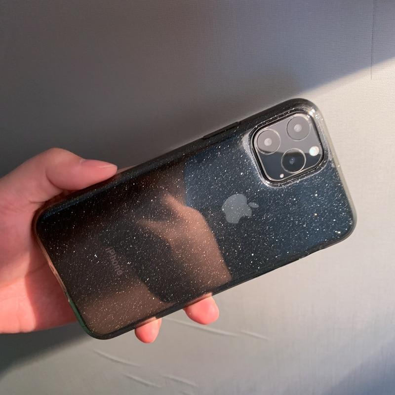 Glitter Soft Transparent iPhone Case