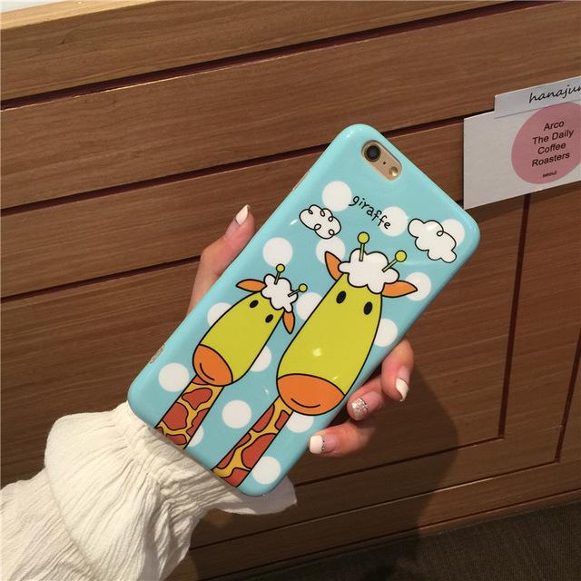 Cute Cartoons Pattern iPhone Case