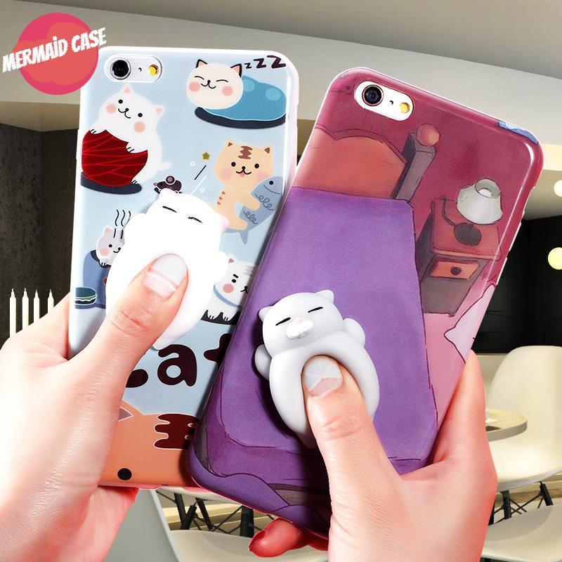 3D Squishy Cat iPhone Case