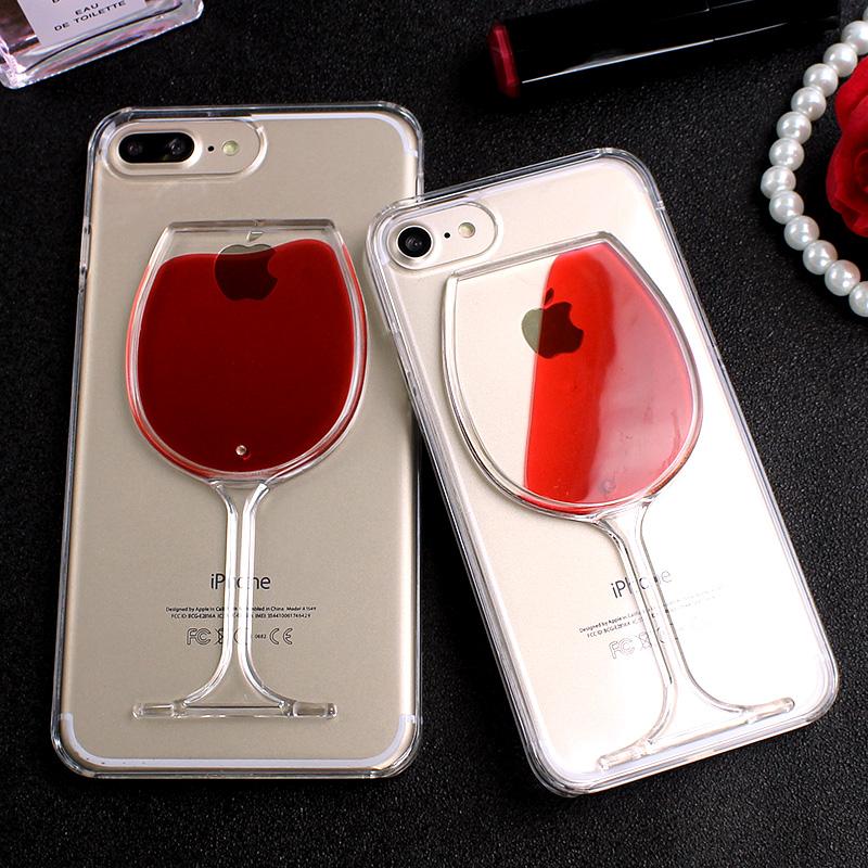 Red Wine Cup Liquid iPhone Case Mermaid Case