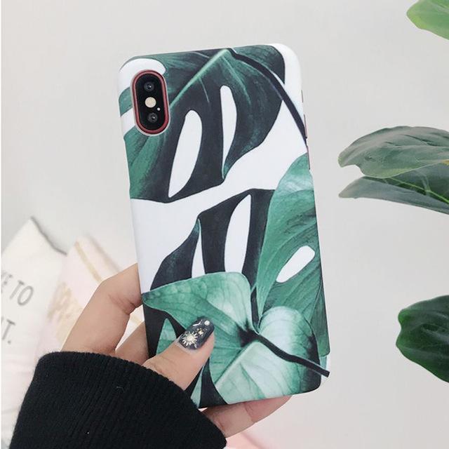 Green Leaf iPhone Case