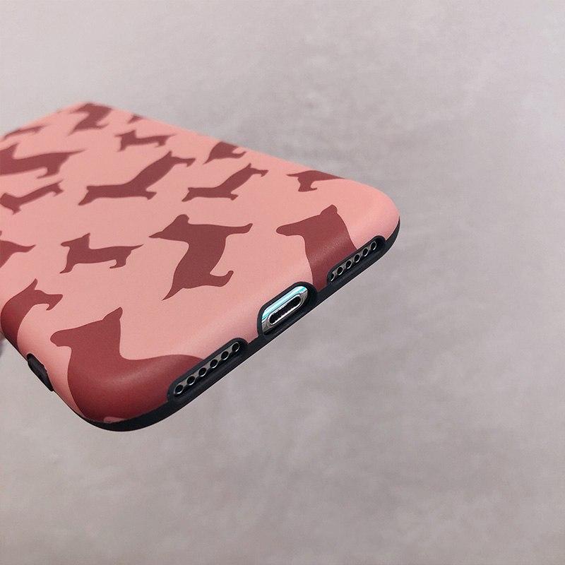 Pink Dog Matte iPhone Case